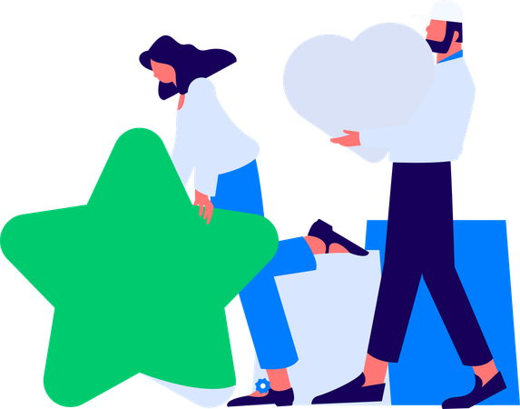Business Client Evaluation  Illustration