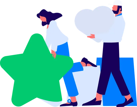 Business Client Evaluation  Illustration