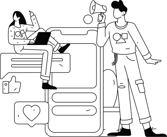 Business Client Evaluation  Illustration