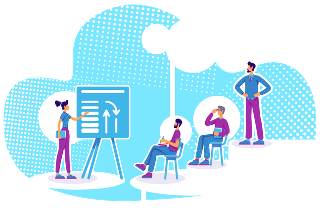 Business coaching  Illustration