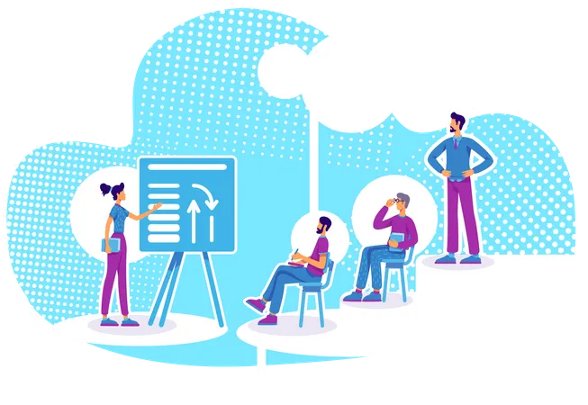 Business coaching  Illustration