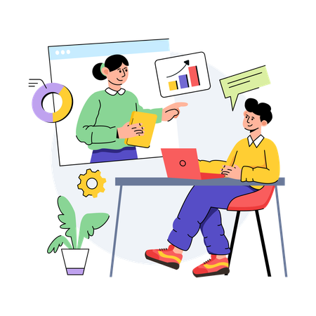 Business Coaching  Illustration