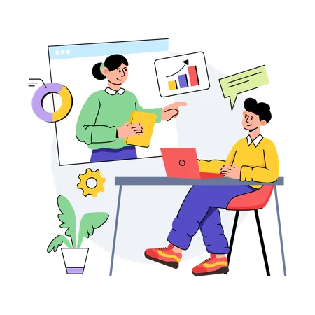 Business Coaching  Illustration