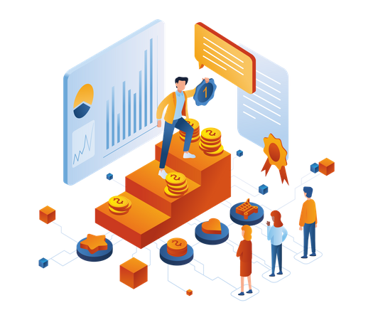 Business Coaching  Illustration