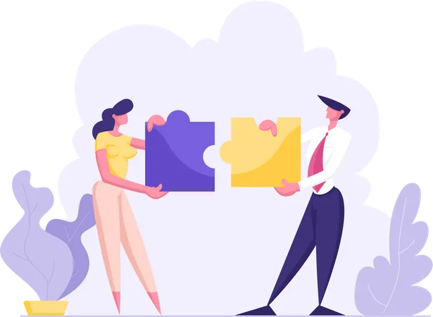 Business collaboration Illustration