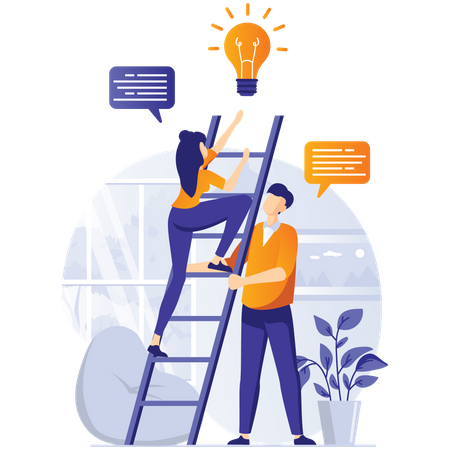 Business Collaboration Illustration