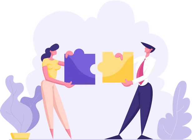 Business collaboration  Illustration