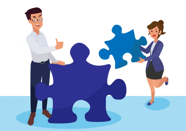 Business collaboration  Illustration