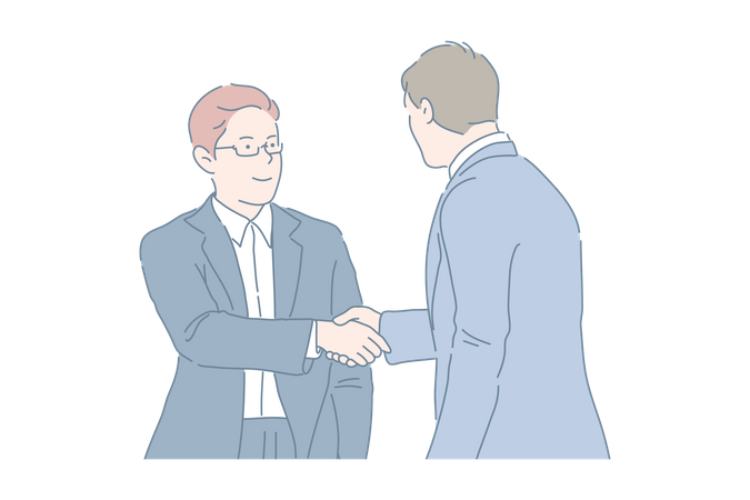 Business collaboration  Illustration