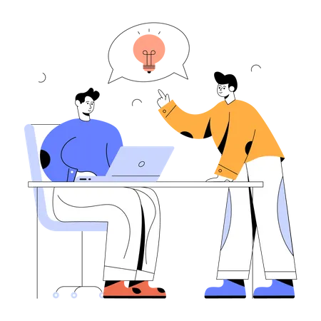 Business Collaboration  Illustration