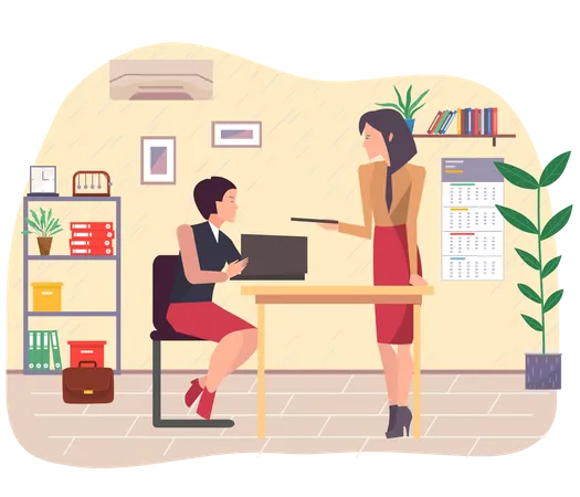 Businesspeople Have Project Strategy Planning Meeting Teamwork With Business Plan Creating New Creative Project Meeting To Discuss Starting Business Colleagues Discussing Work In Entrepreneurship Illustration