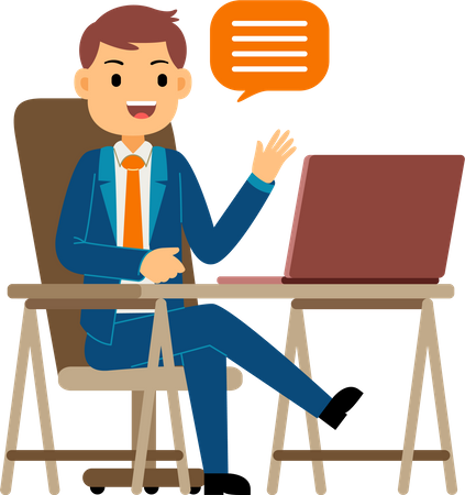 Business Communication  Illustration