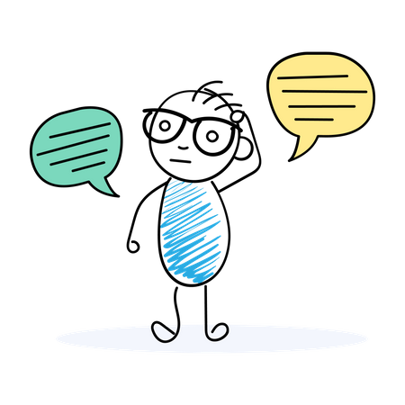 Business communication  Illustration