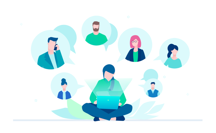 Business Communication  Illustration