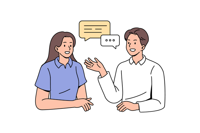 Business communication skills  Illustration