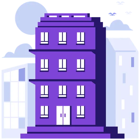 Business company building  Illustration