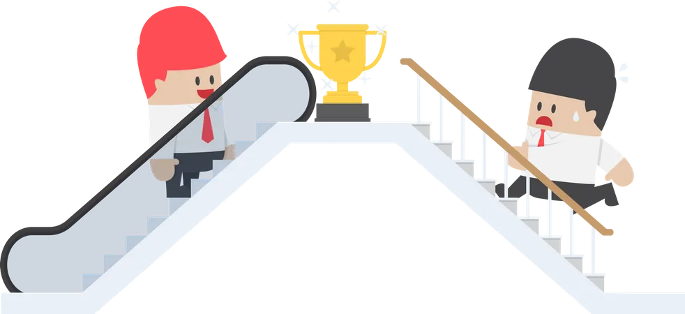 Business Competition  Illustration