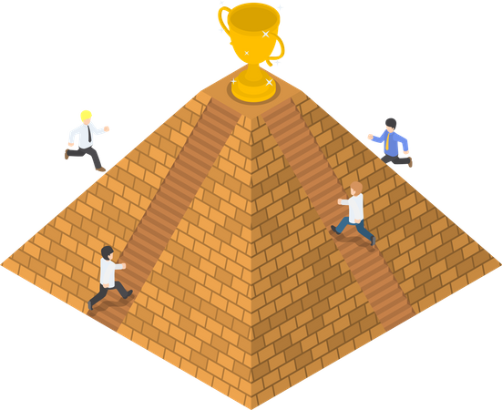 Business competition Illustration