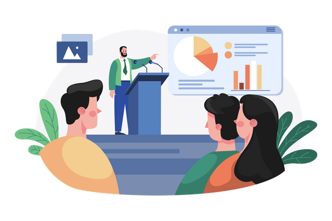 Business Conference  Illustration