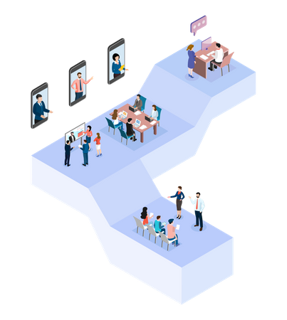 Business conference  Illustration