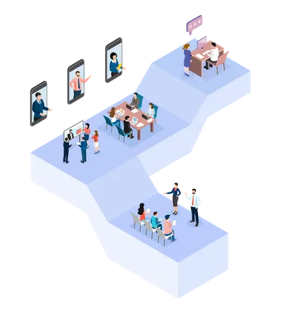 Business conference  Illustration