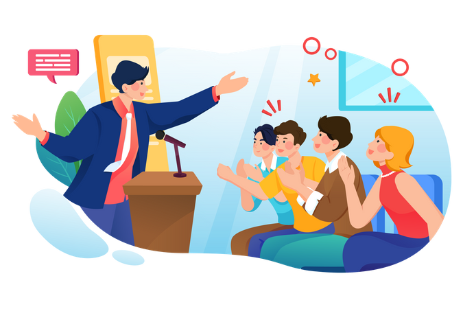 Business Conference  Illustration