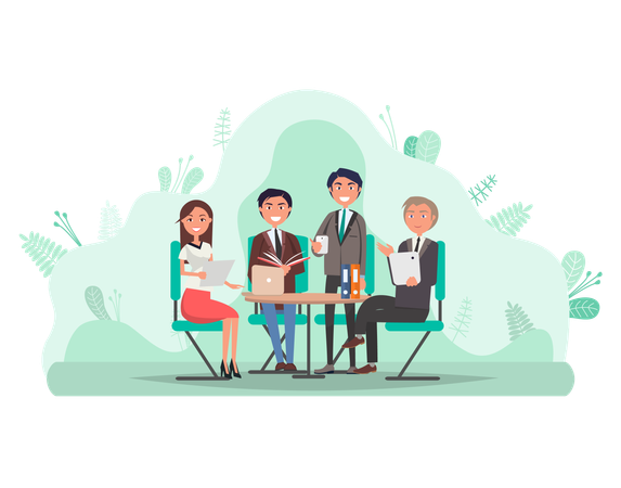 Business Conference  Illustration