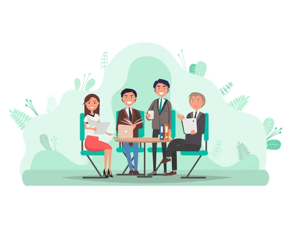 Business Conference  Illustration