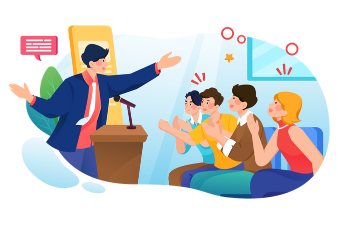 Business Conference  Illustration
