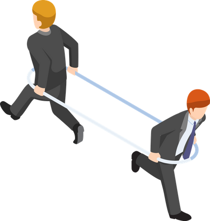 Business conflict  Illustration