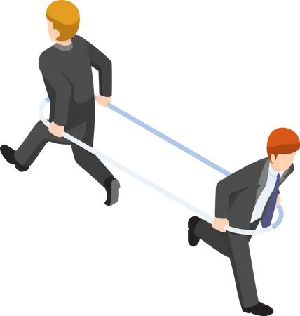 Business conflict  Illustration