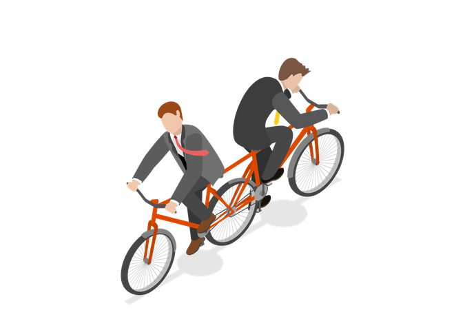 Business Conflict  Illustration