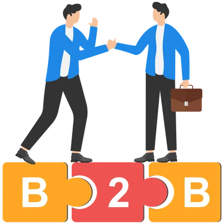 Business Connect  Illustration