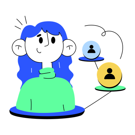 Business connection  Illustration