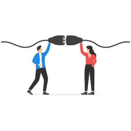 Business Connection  Illustration