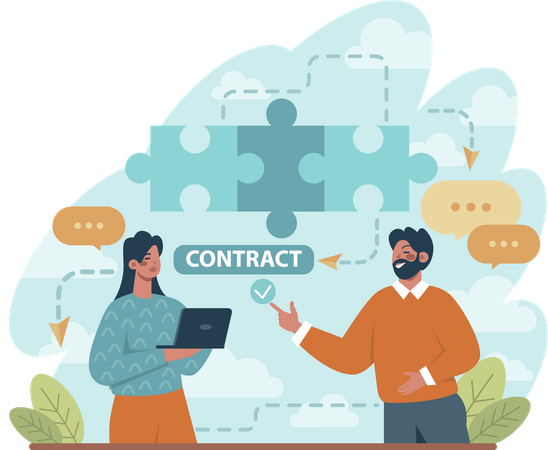Business Contract Solution  Illustration