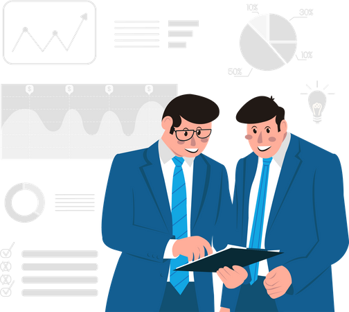 Business Conversation  Illustration