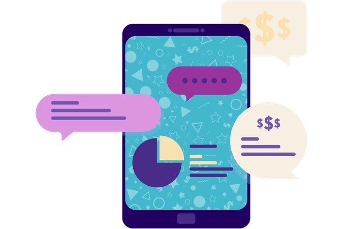 Business conversation  일러스트레이션