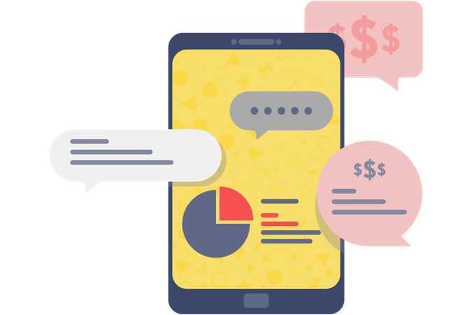 Business conversation  일러스트레이션