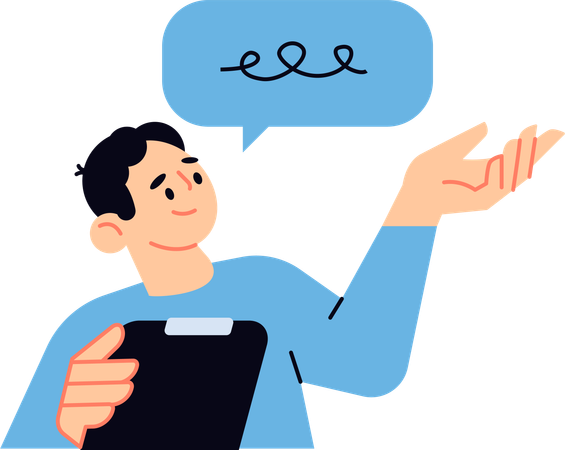 Business Conversation  Illustration