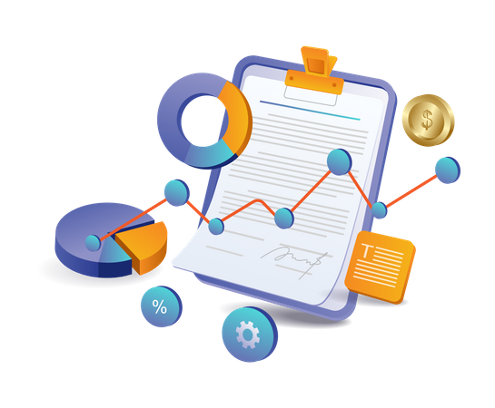 Business cooperation agreement letter  Illustration