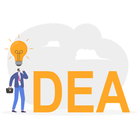 Business creating idea  Illustration