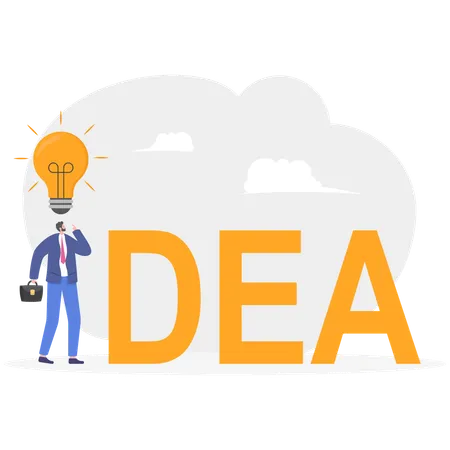 Business creating idea  Illustration