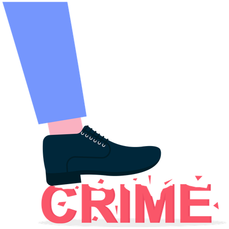 Business Crime  Illustration