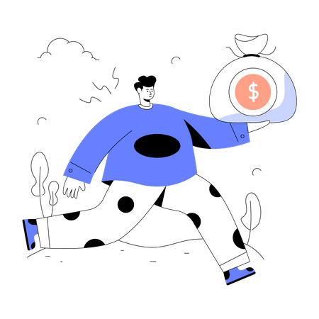 Business-Darlehen  Illustration