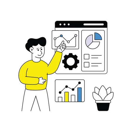 Business Dashboard analysis  Illustration