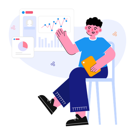 Business Dashboard  Illustration