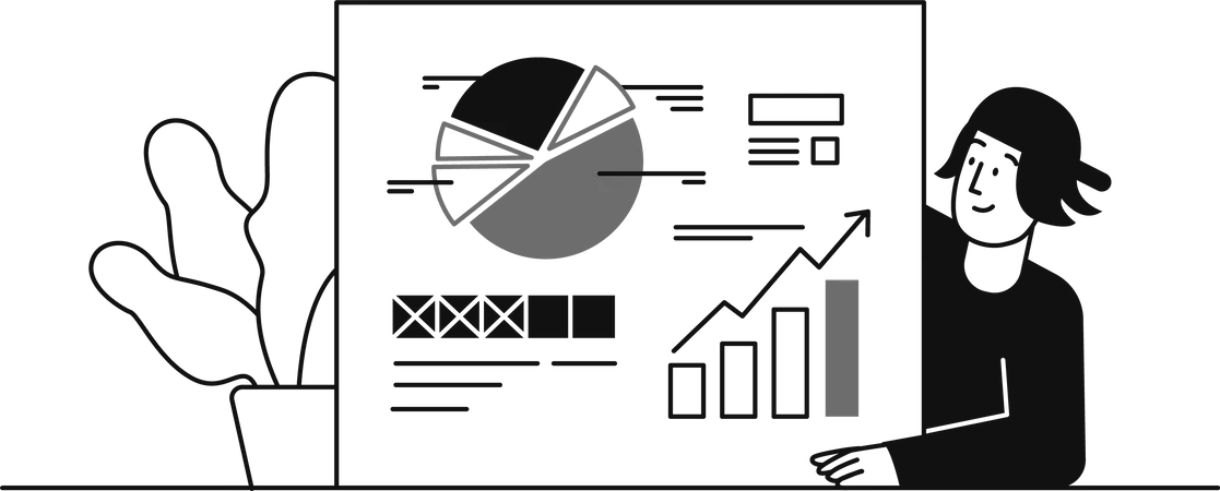 Business Data  Illustration