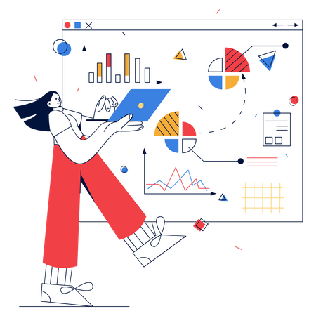 Business Data analysis Illustration