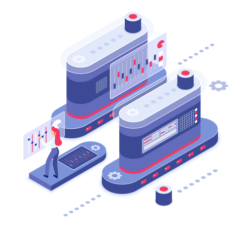 Business data analysis  Illustration